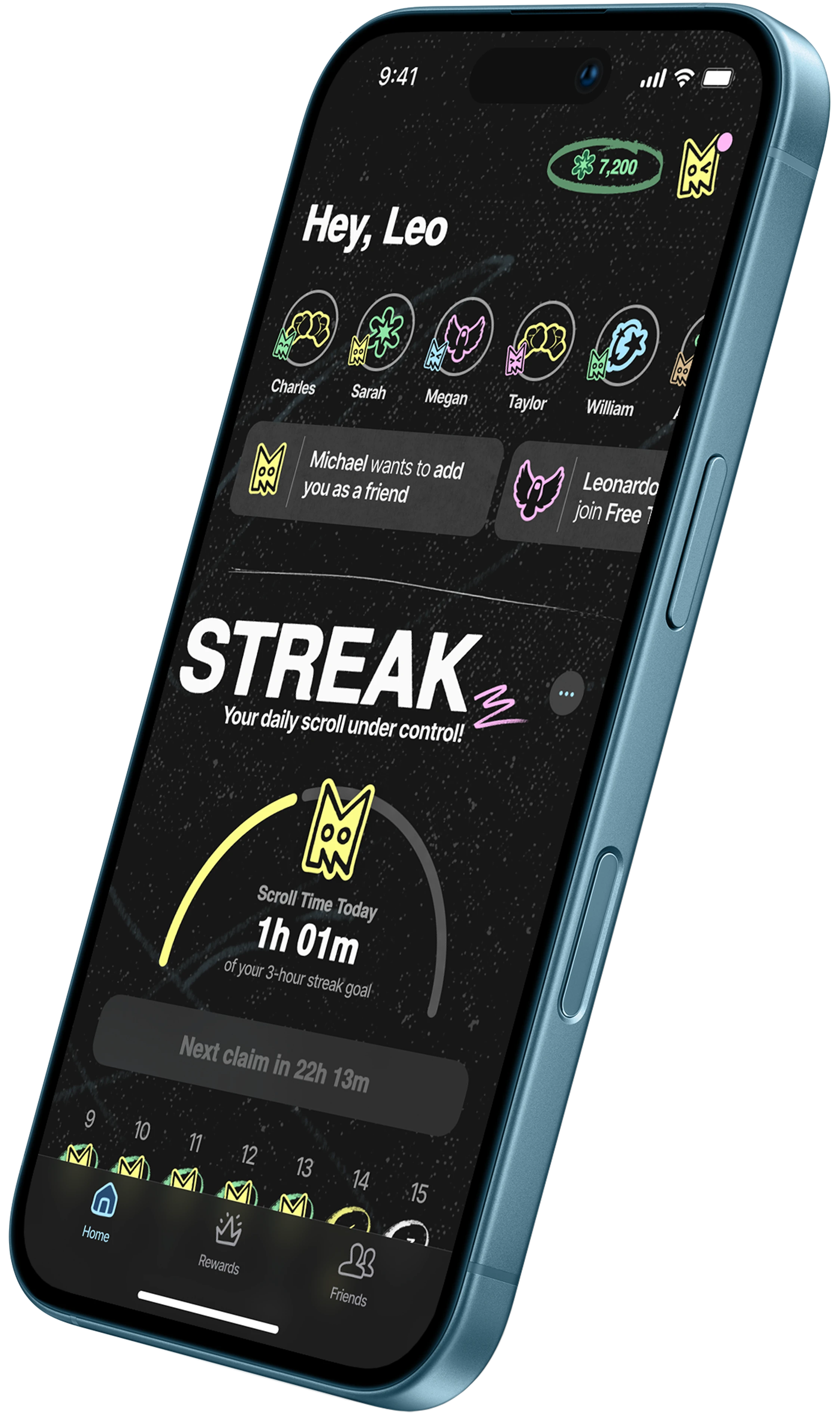 mobile phone with NOMO app